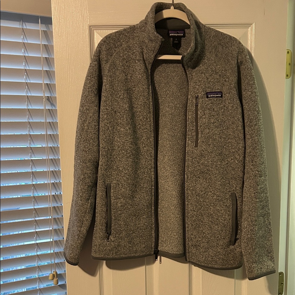 Patagonia Men's Zip-Up Sweater in Gray